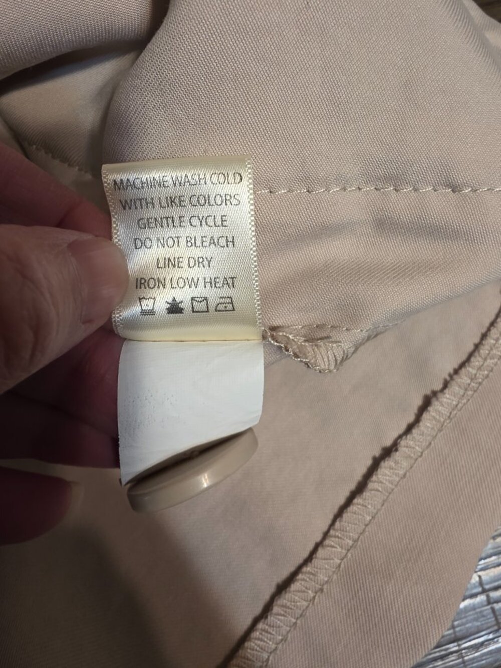 Max Studio Single Button Blazer Tan Large - Picture 10 of 11